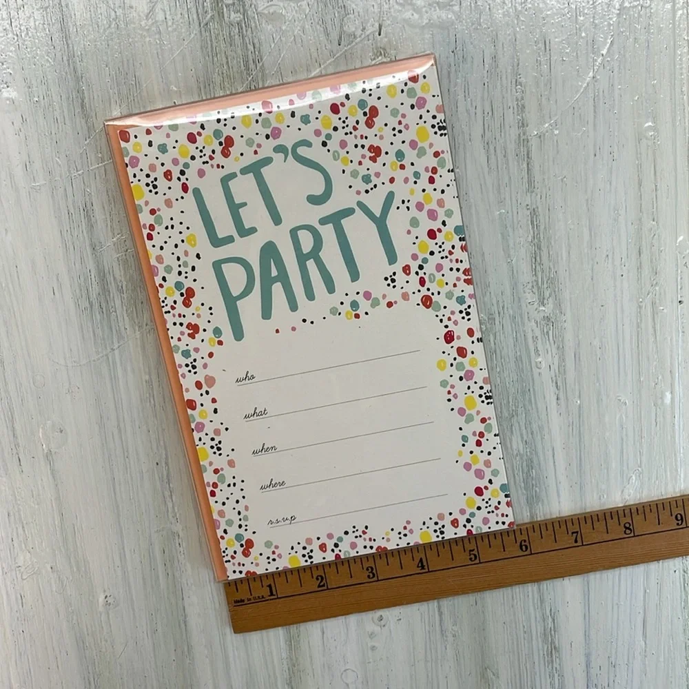 Colorful Party Invitation Cards